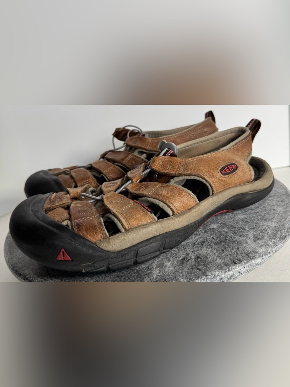 Keen Newport Brown Leather Sandals Shoes Waterproof 10